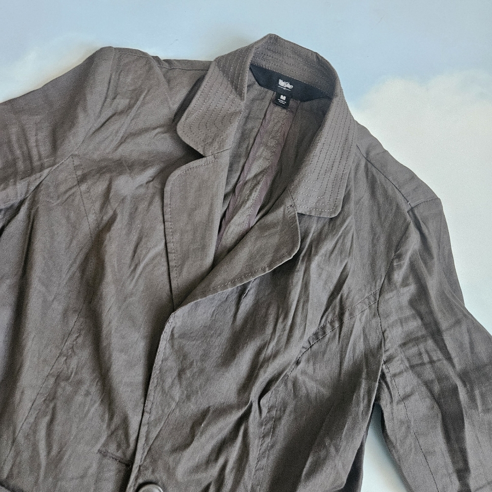 Gray Purple Button-Up Blazer Lightweight Blazer J… - image 8